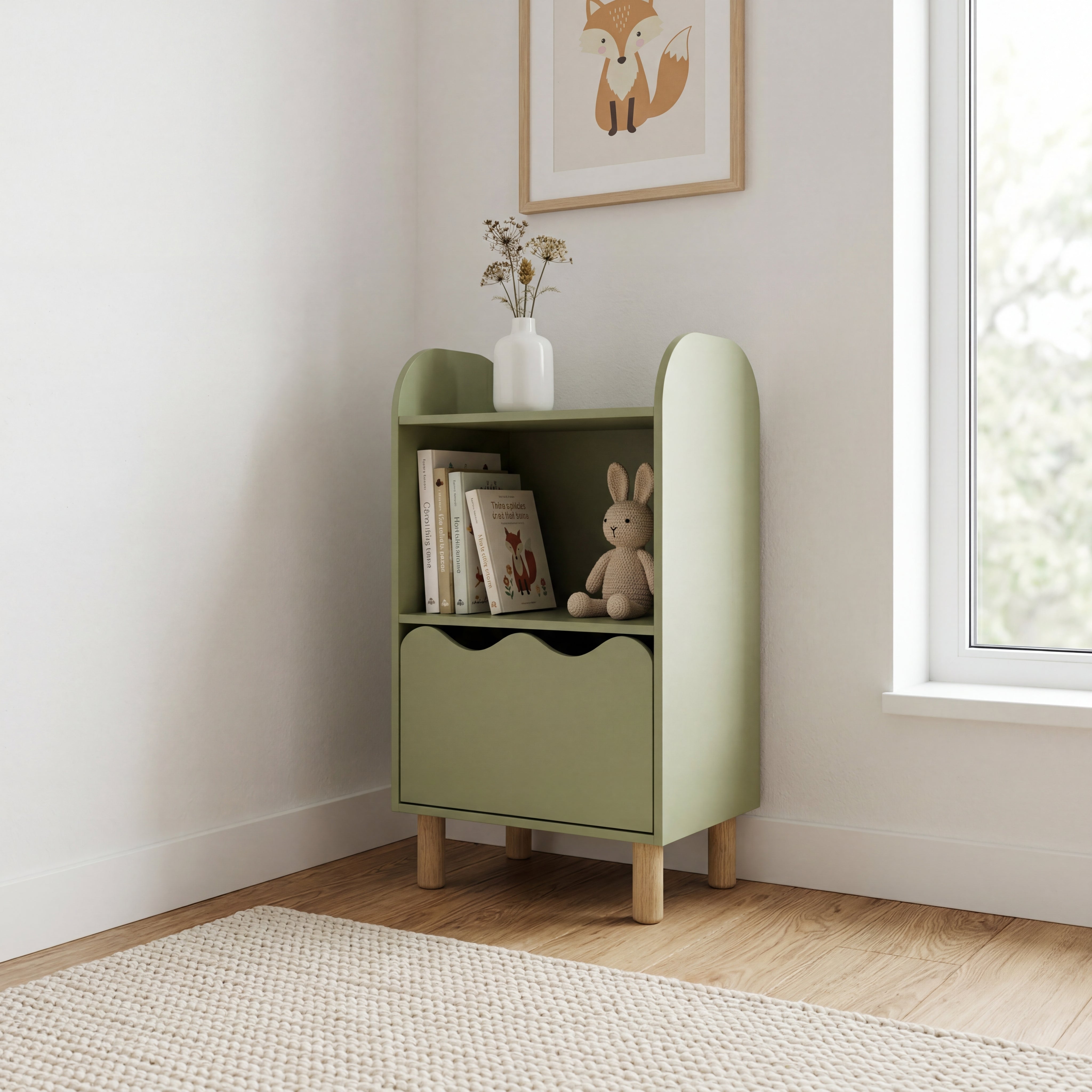 Nero Tekli Dolap-Dolap-Vuvito-Pastel Turuncu-NowShopFun