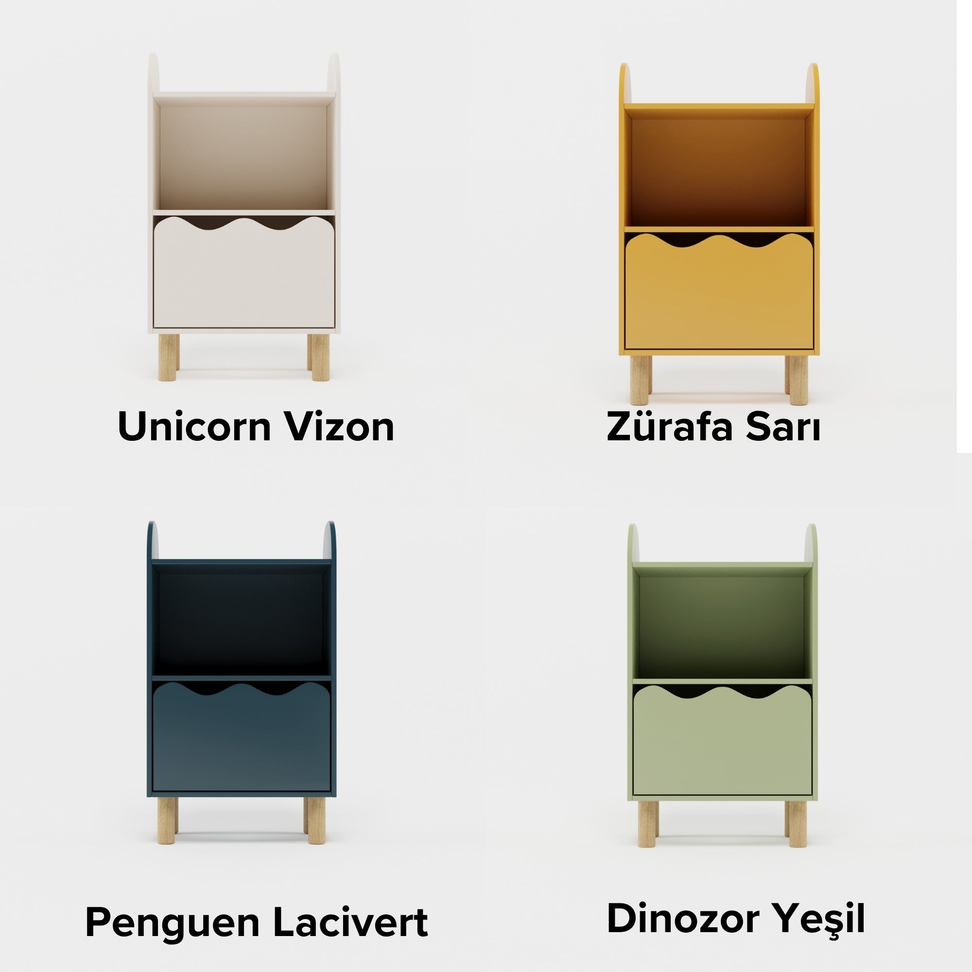 Nero Tekli Dolap-Dolap-Vuvito-Pastel Turuncu-NowShopFun