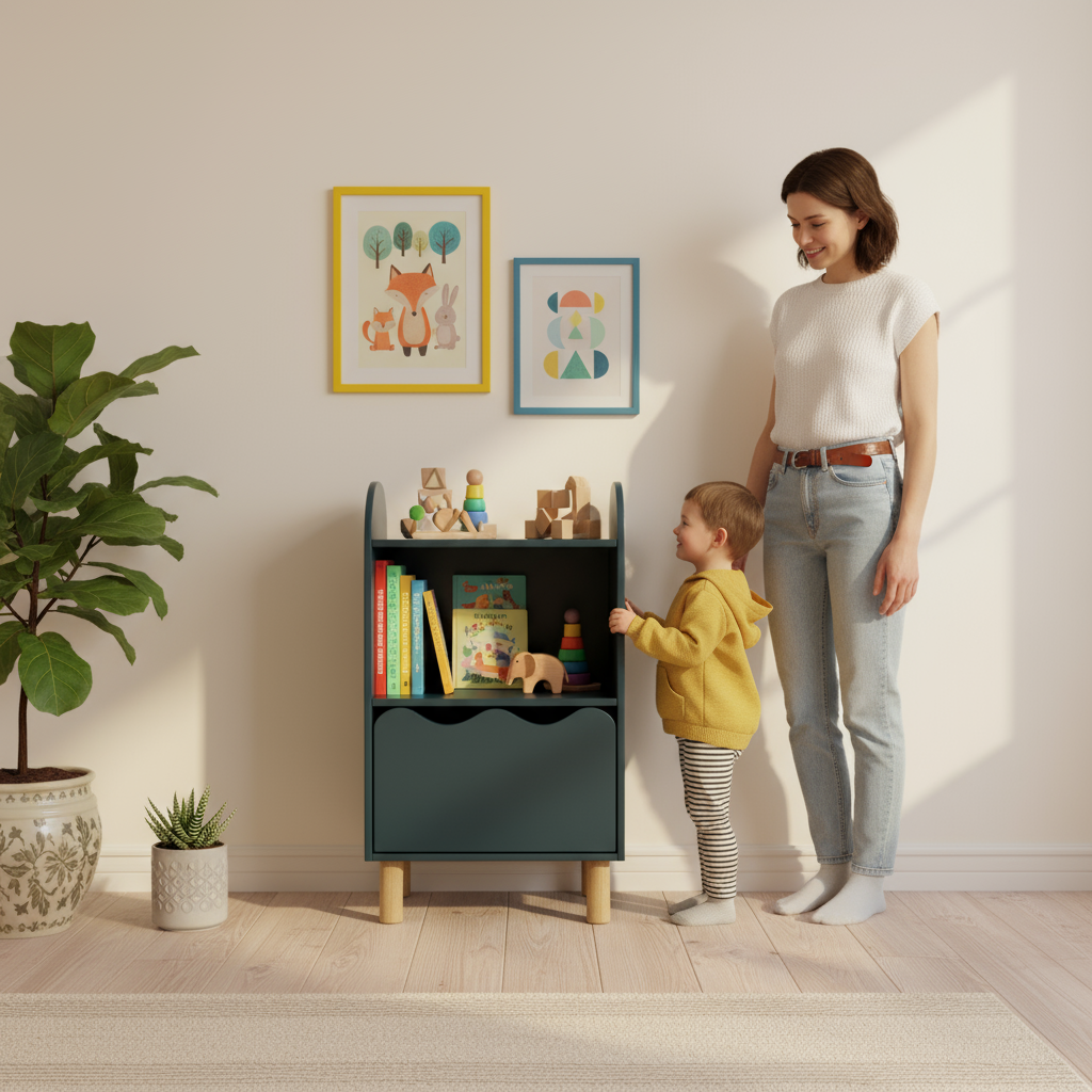 Nero Tekli Dolap-Dolap-Vuvito-Pastel Turuncu-NowShopFun