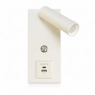 Nero Type C Ve Usb Girişli Okuma Aplik 18 Cm-Aplik-Voxlamp-Siyah-2700 Kelvin-NowShopFun