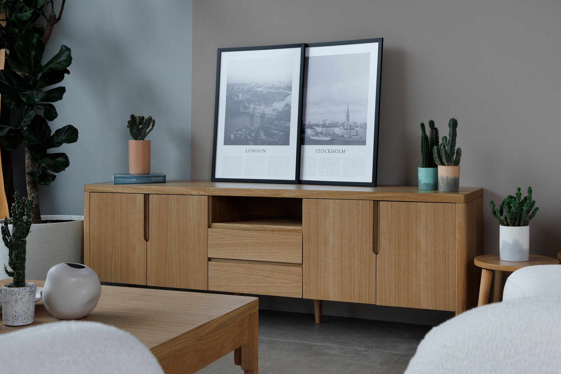 Nesta Ahşap 2 Çekmeceli Tv Ünitesi