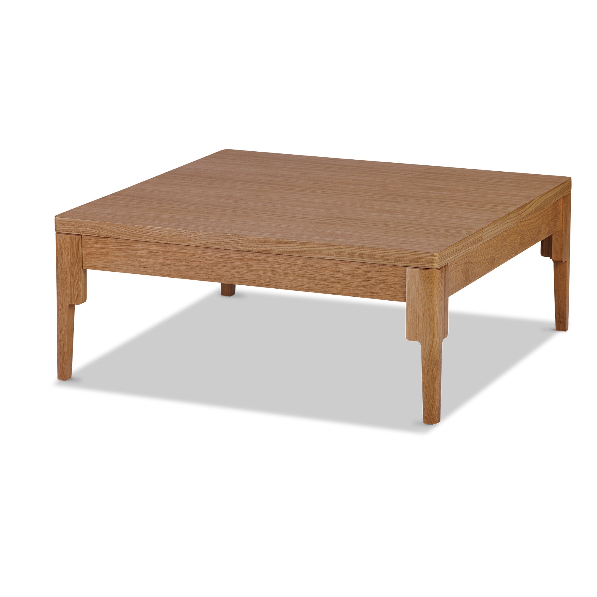 Nesta Ahşap Meşe Kare Orta Sehpa