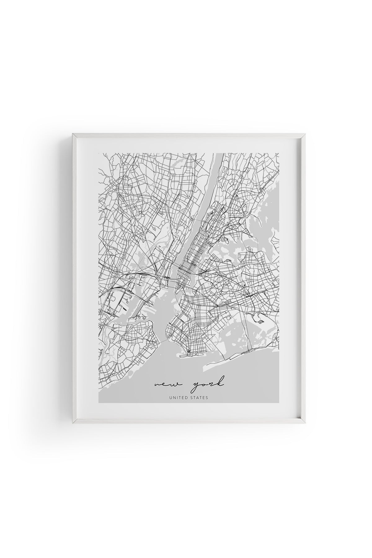 New York Şehir Haritası Poster