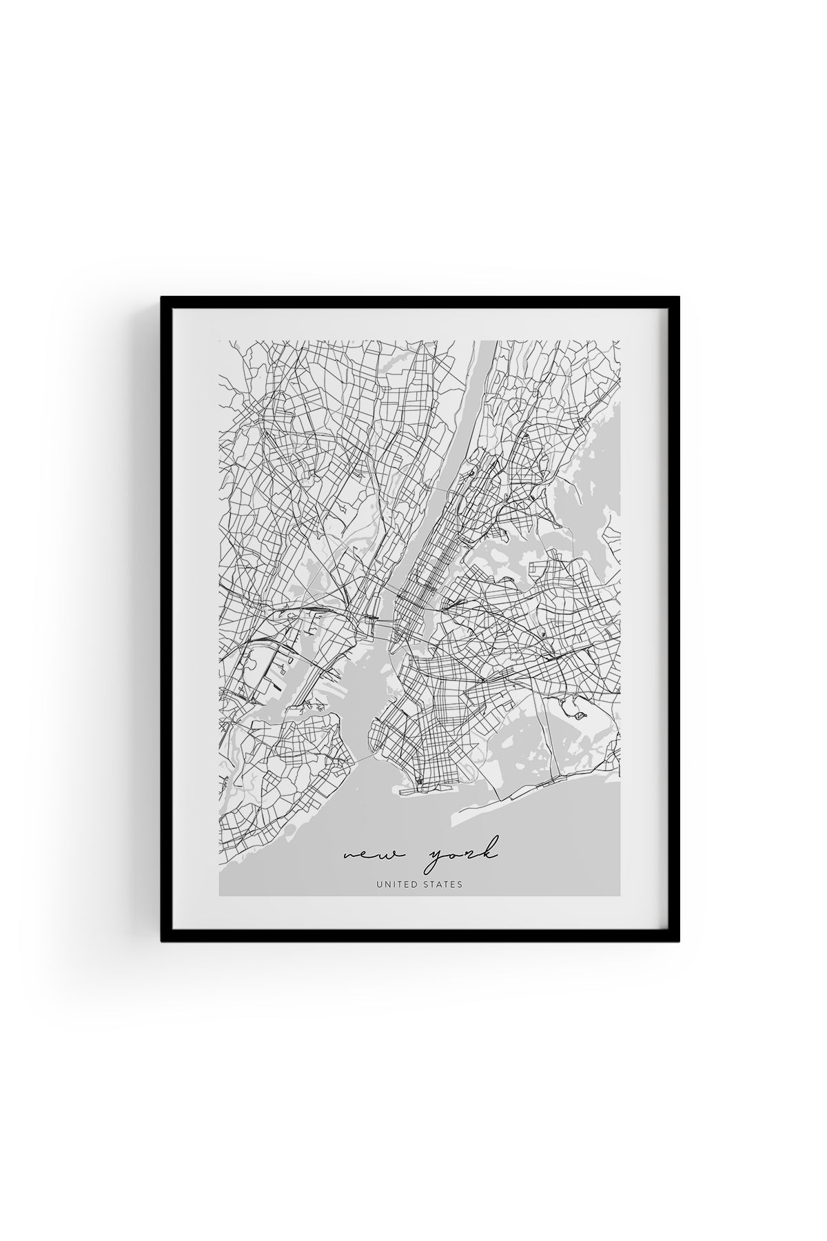 New York Şehir Haritası Poster