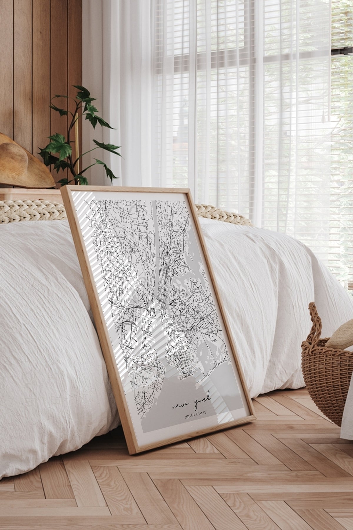 New York Şehir Haritası Poster
