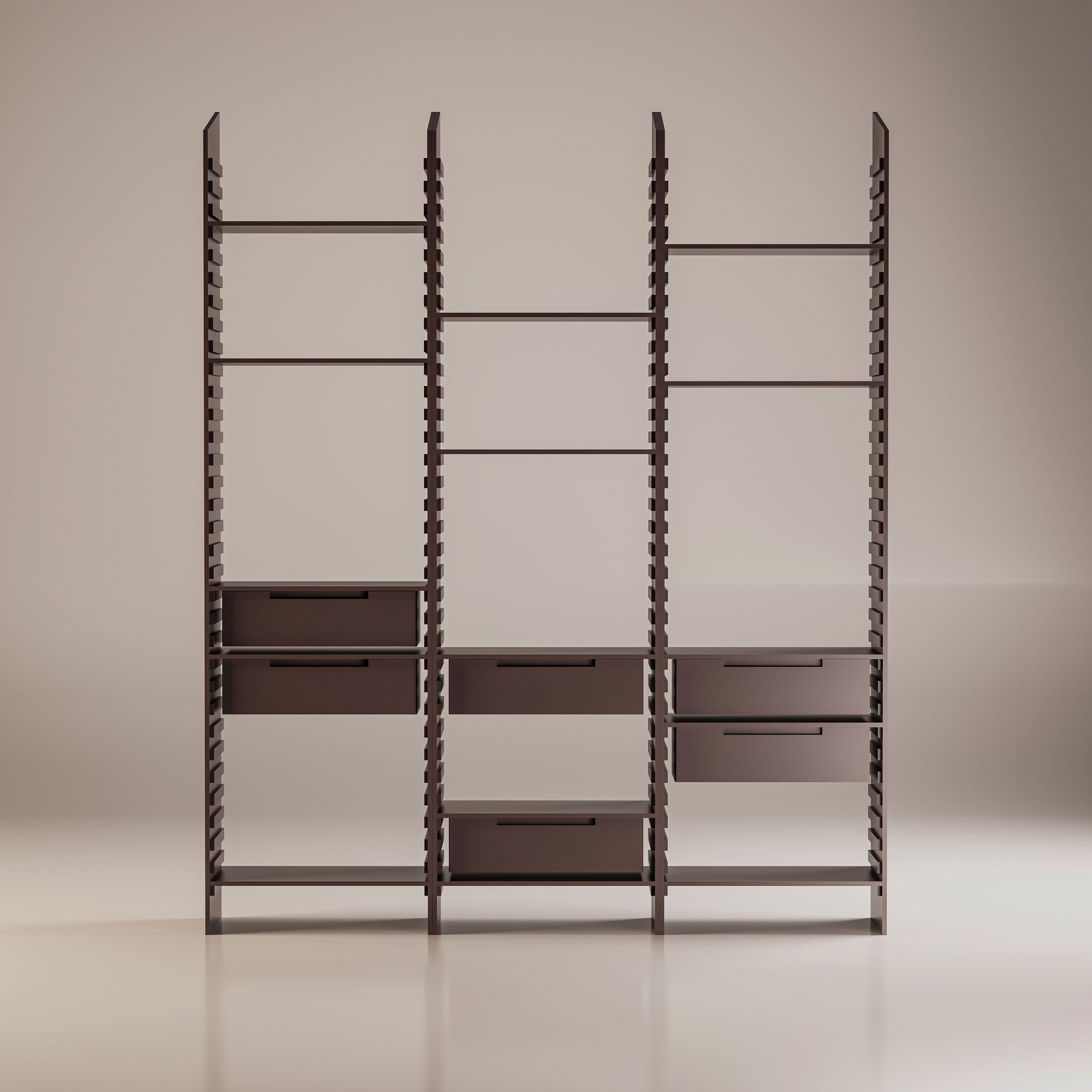 Nexa Üçlü Set Kitaplık