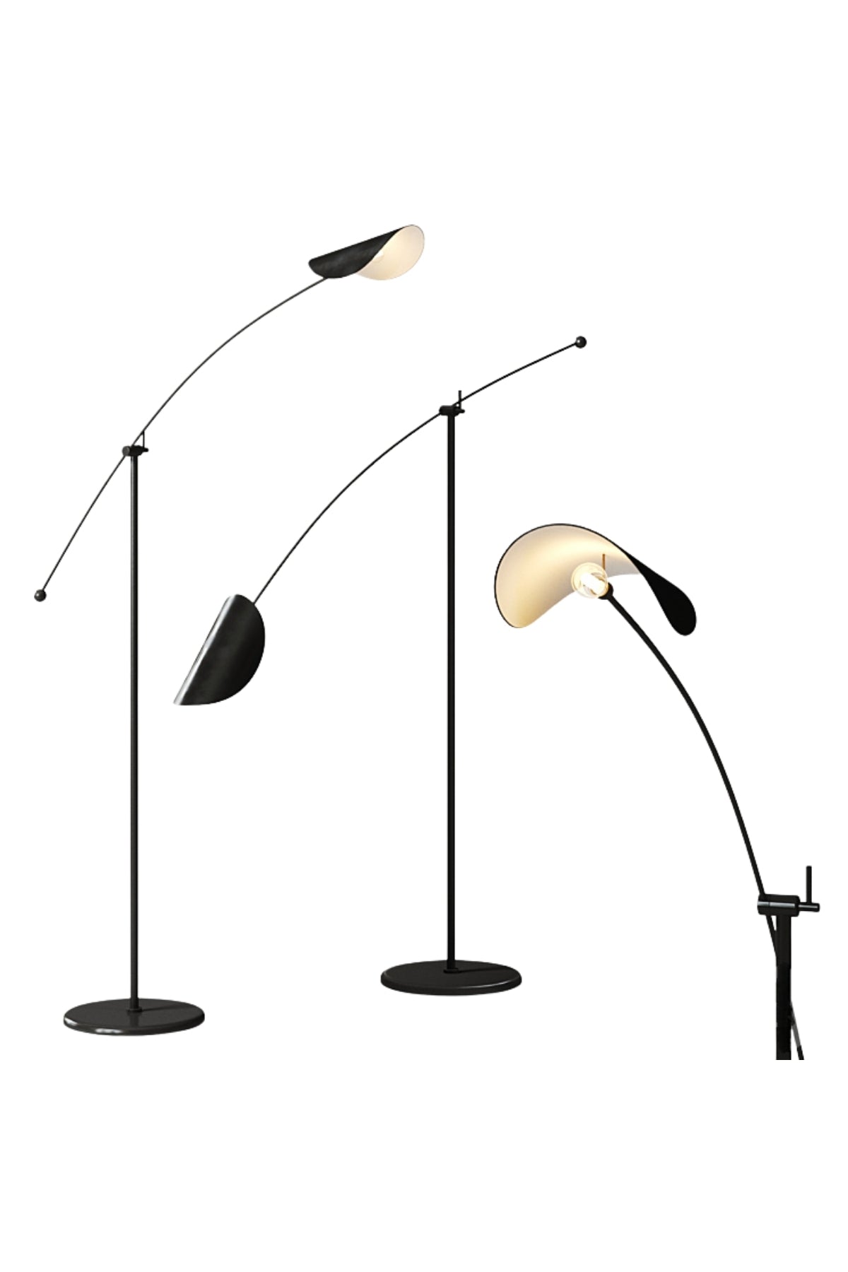 Nexlora Modern Akrobatik Lambader-Lambader-Ronisu Aydınlatma-Siyah-NowShopFun