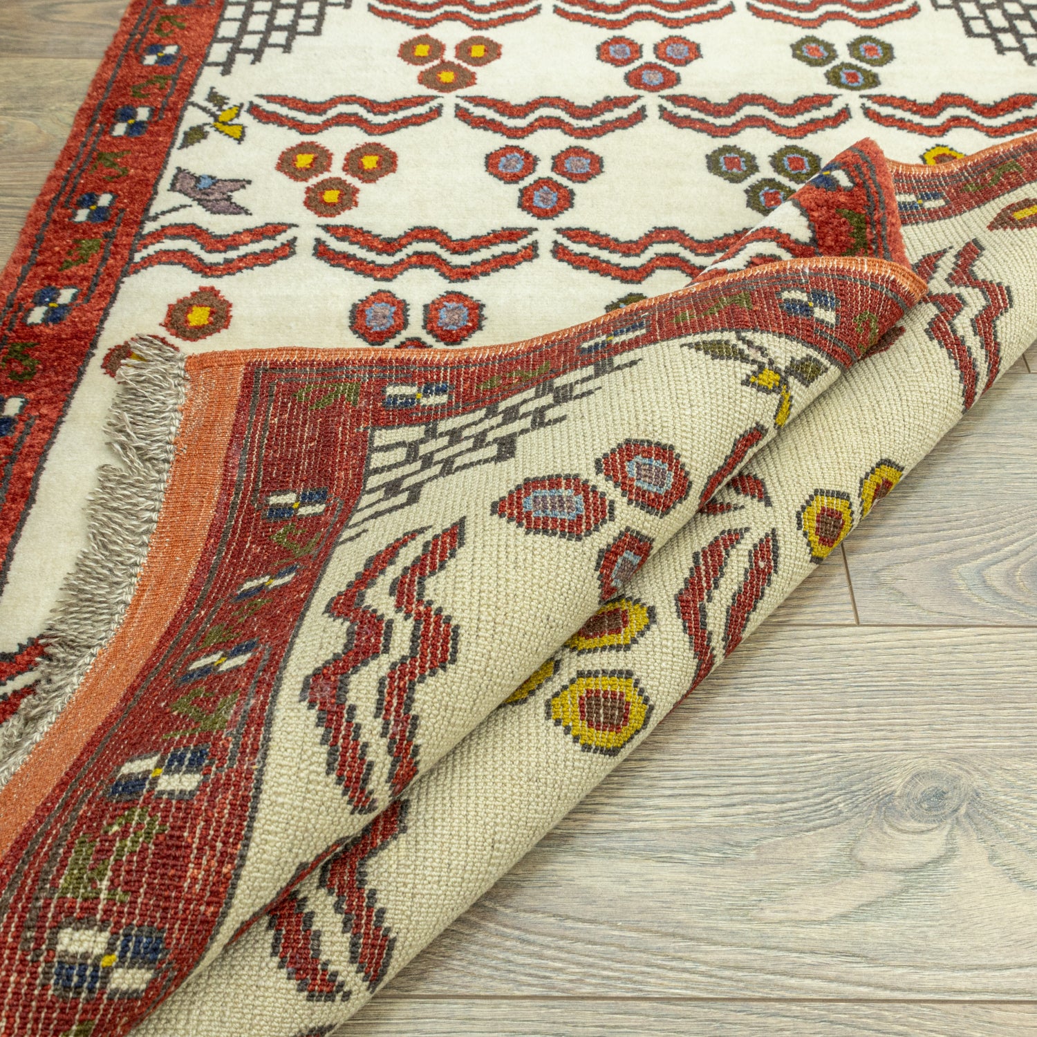 Neyra Çintemani Desenli Yün Halı 90x130 cm