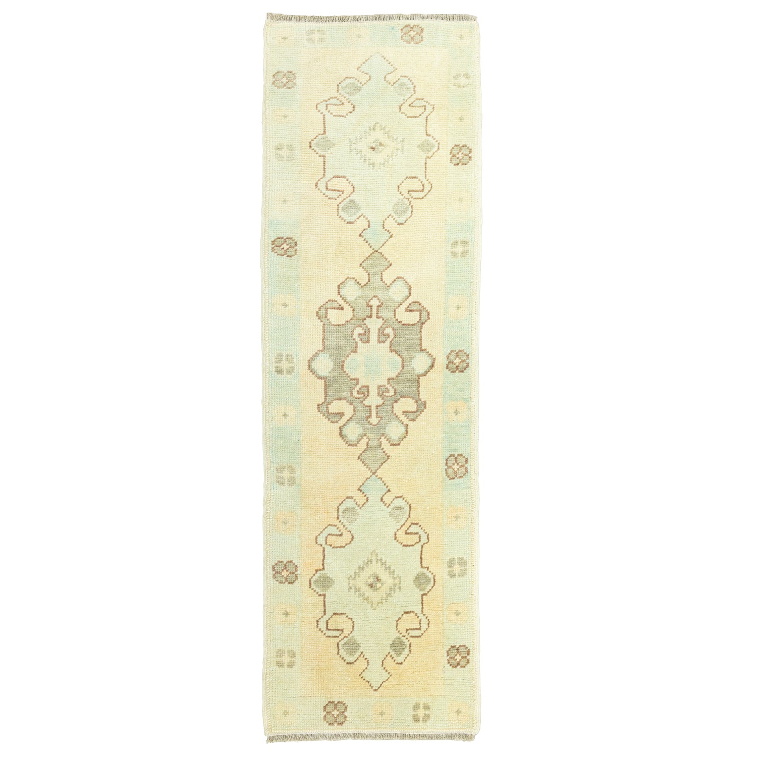 Nil El Dokuma Uşak Yolluk 59x195 cm-Kilim & Halı-Soho Antiq-NowShopFun
