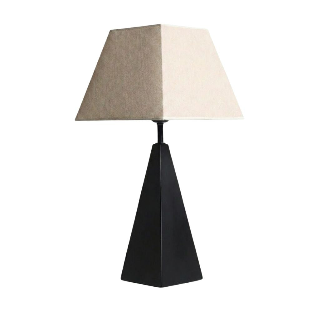 Nile Ahşap Abajur Siyah-Abajur-Pinot Interior-NowShopFun