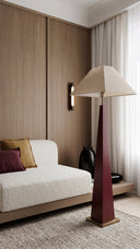 Nile Bordo Ahşap Lambader-Lambader-Pinot Interior-NowShopFun