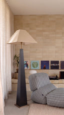 Nile Siyah Ahşap Lambader-Lambader-Pinot Interior-NowShopFun
