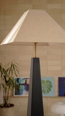 Nile Siyah Ahşap Lambader-Lambader-Pinot Interior-NowShopFun