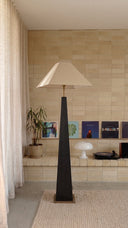 Nile Siyah Ahşap Lambader-Lambader-Pinot Interior-NowShopFun
