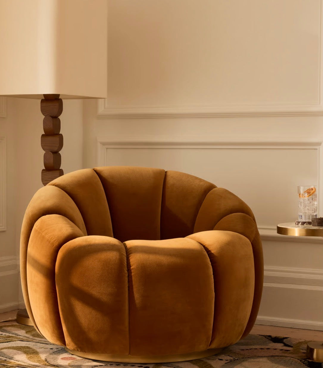 Nivora Kadife Berjer-Sofalab-Bordo-NowShopFun