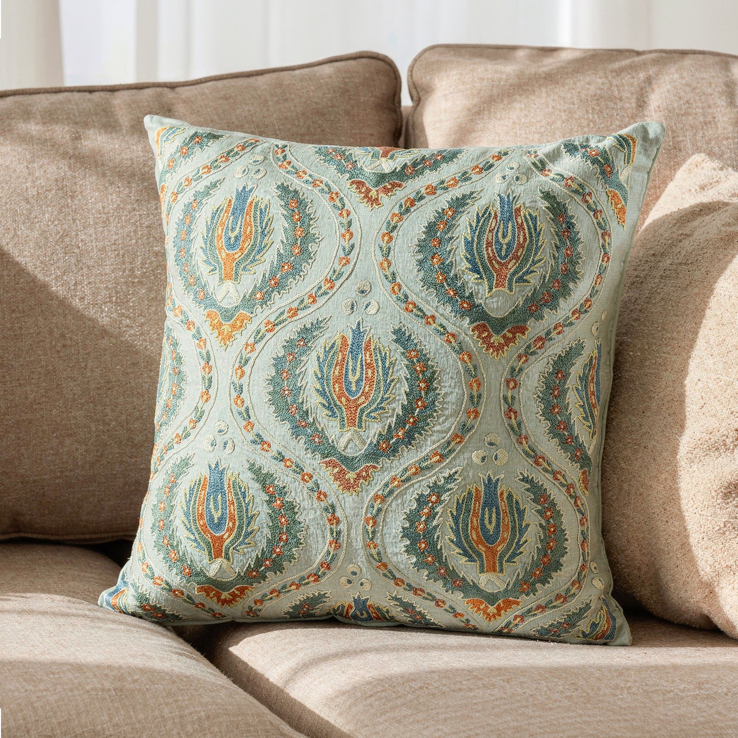 Nivra Bohem El Yapımı Kırlent 50x50-Yastık & Kırlent-Soho Antiq-NowShopFun