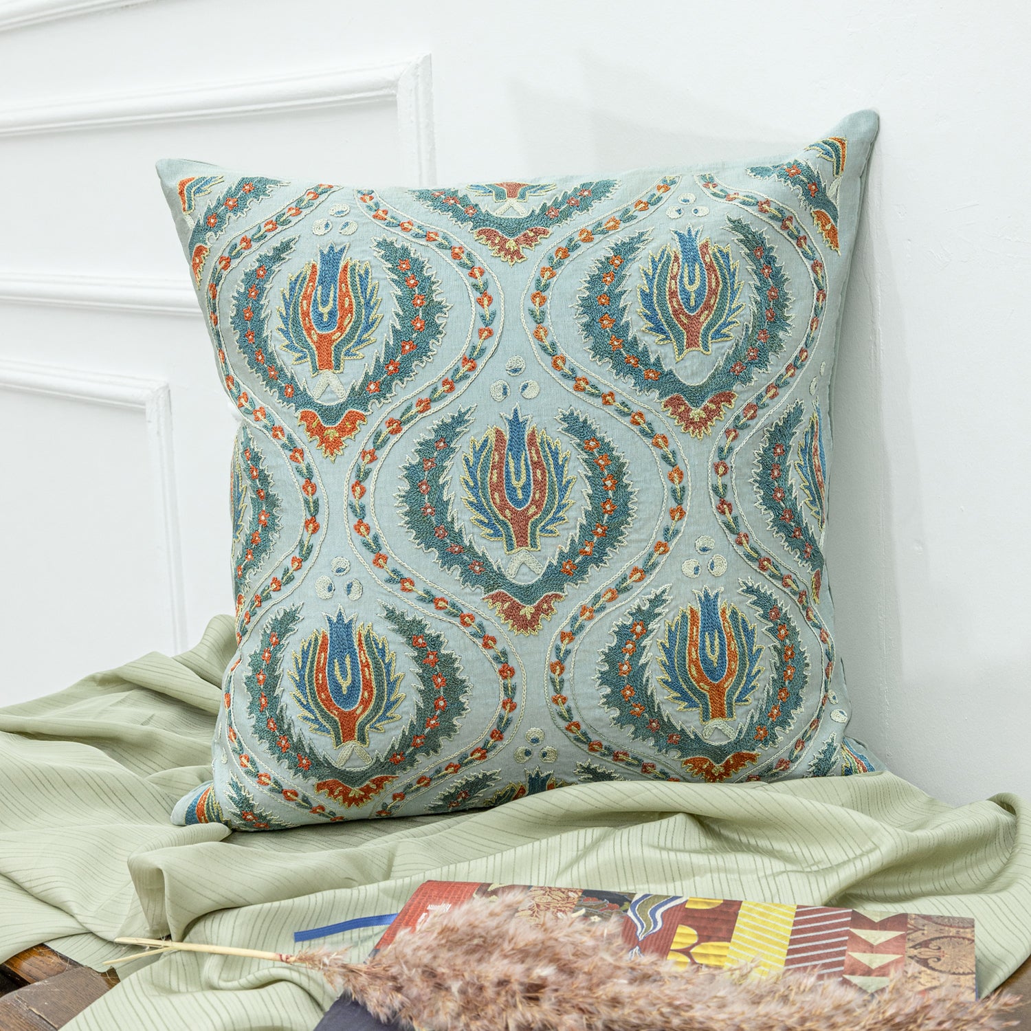 Nivra Bohem El Yapımı Kırlent 50x50-Yastık & Kırlent-Soho Antiq-NowShopFun