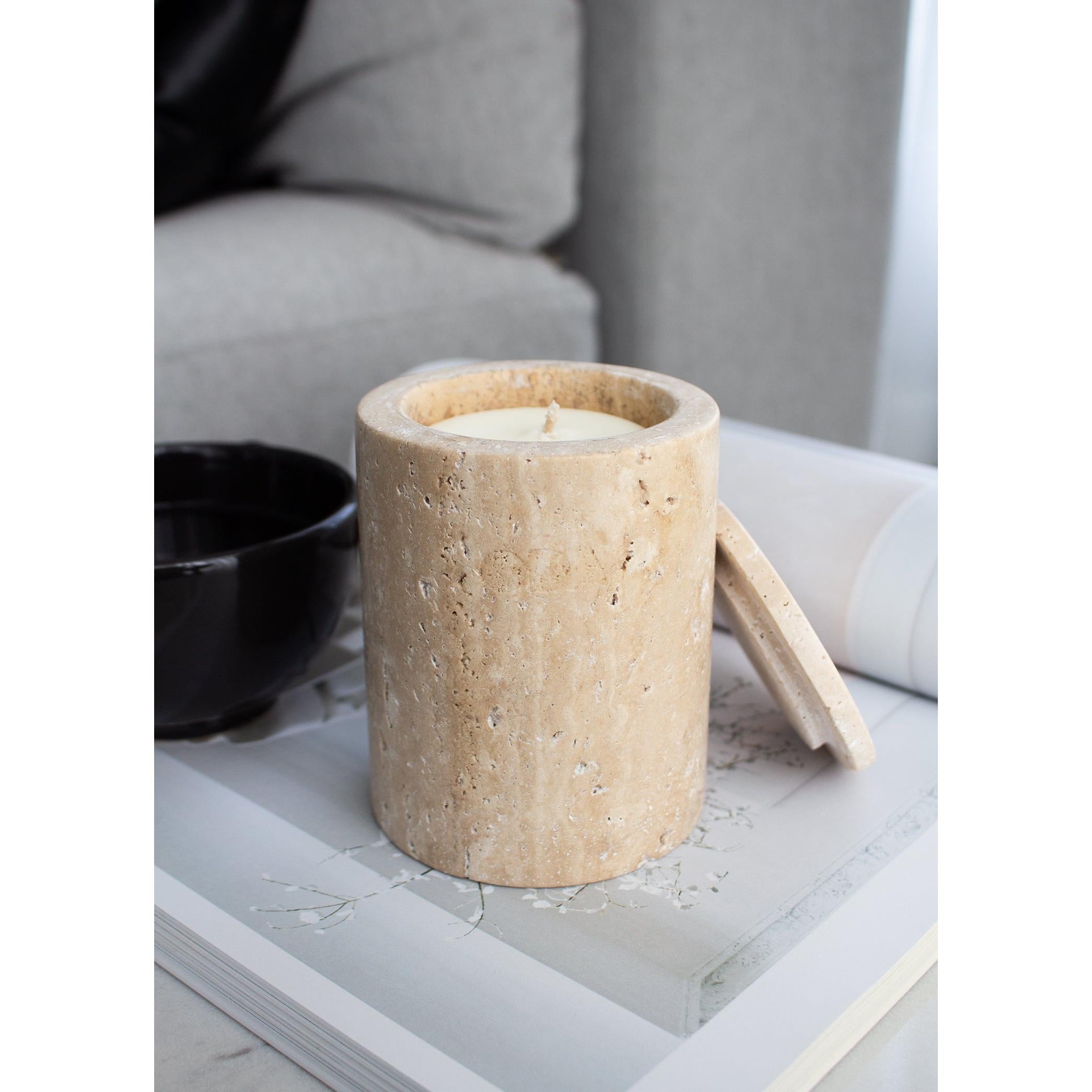 No: 8 Matte Travertine | Mermer Mum
