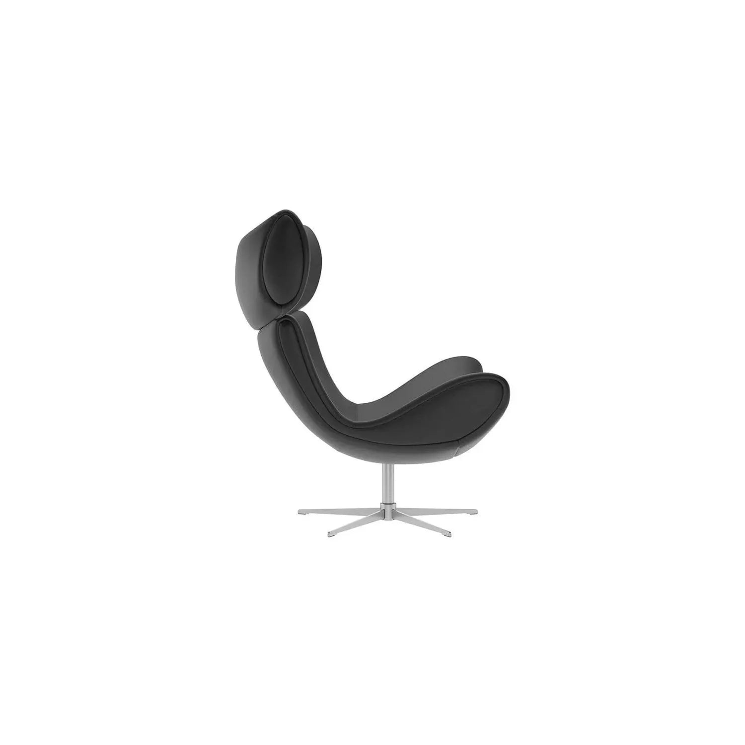 No1 Imola Lounge Chair Tarzı Gerçek Deri Berjer