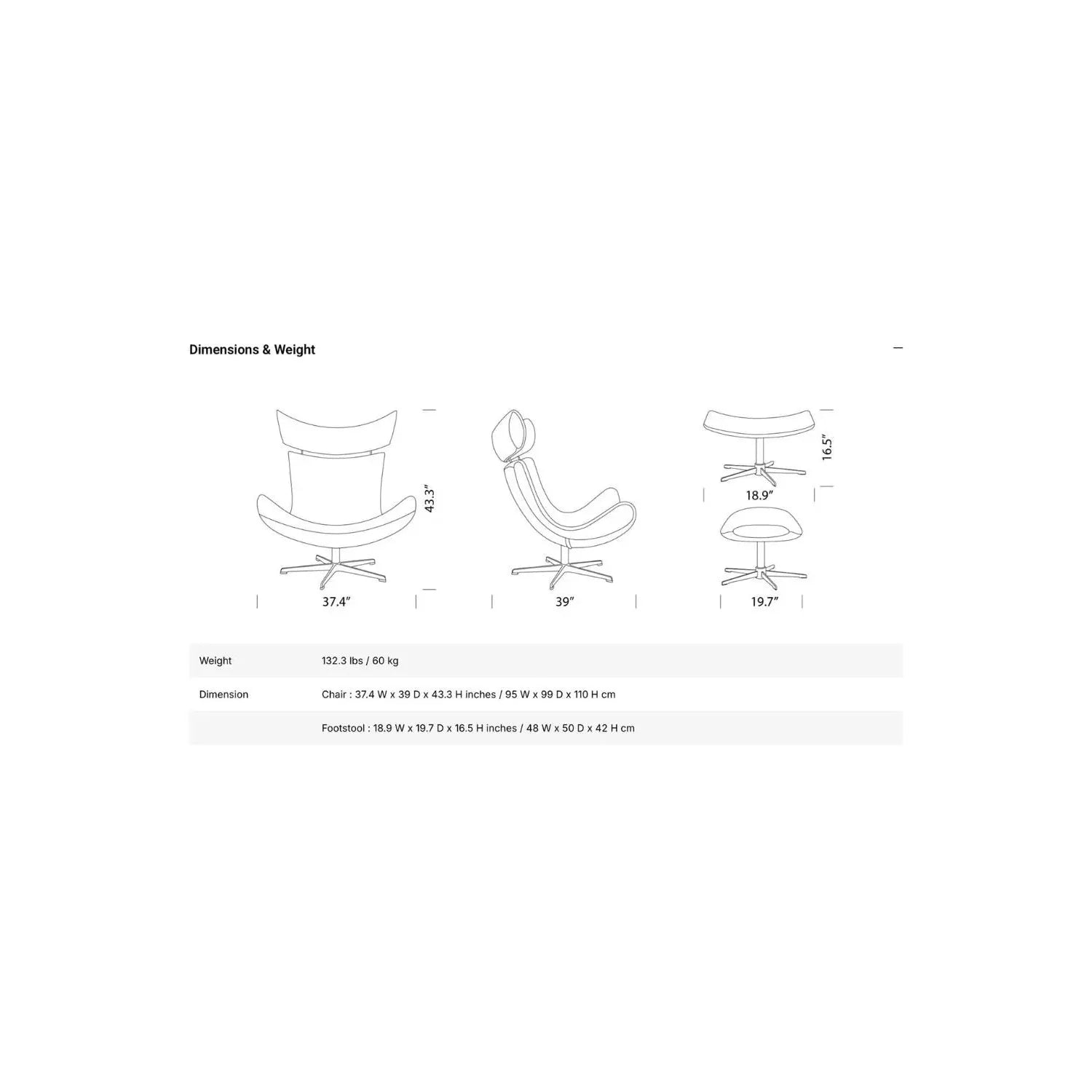 No1 Imola Lounge Chair Tarzı Gerçek Deri Berjer