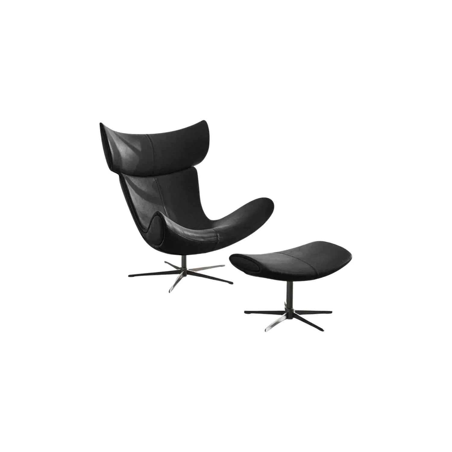 No1 Imola Lounge Chair Tarzı Gerçek Deri Berjer