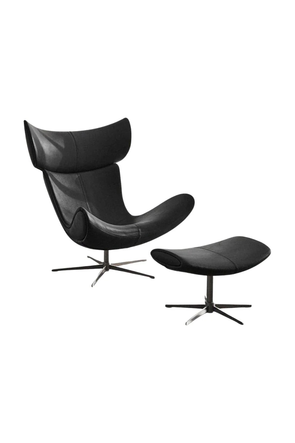 No1 Imola Lounge Chair Tarzı Gerçek Deri Berjer