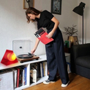 No.2 Yer Lambası Kırmızı-Masa Lambası-Lokal Collection-NowShopFun
