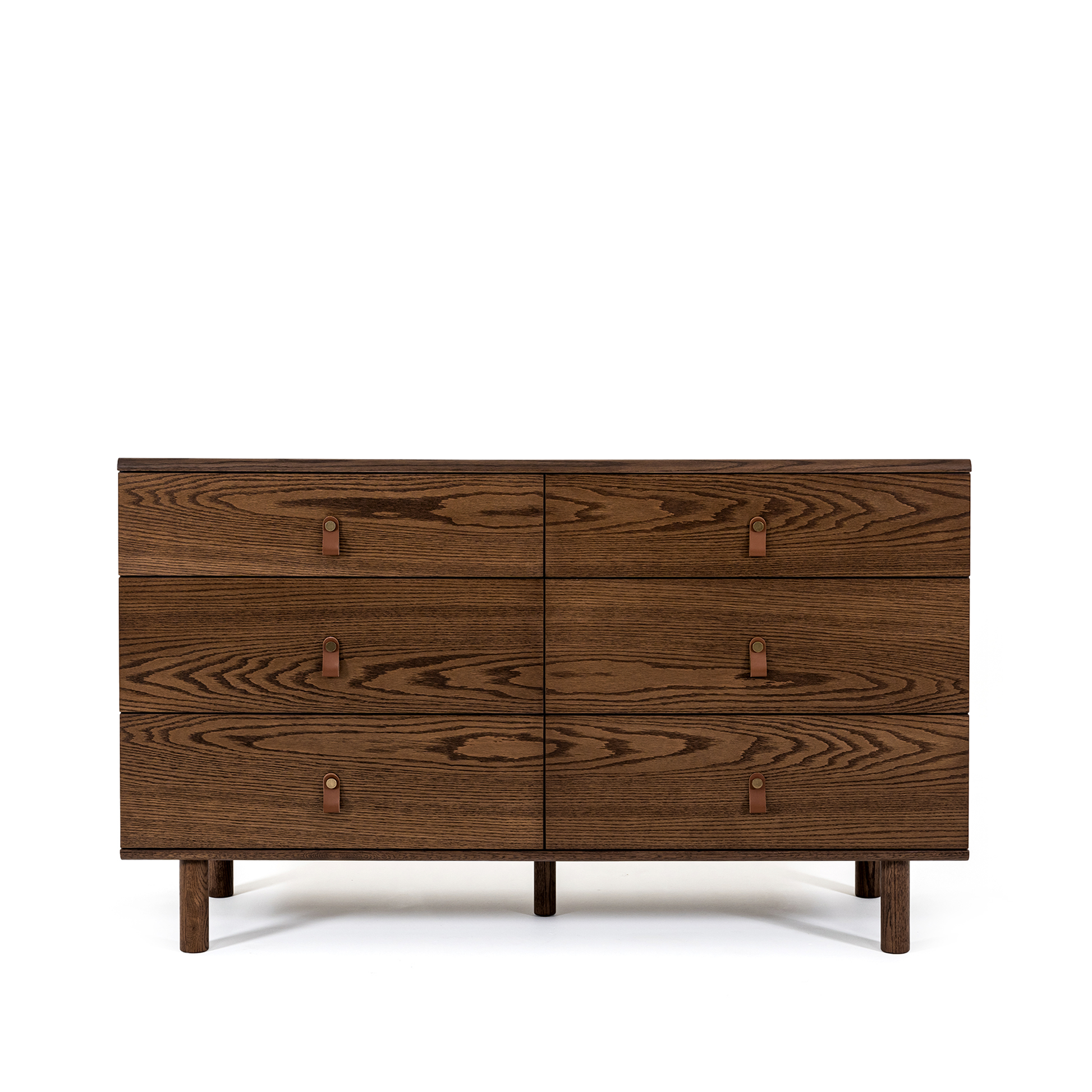 Noah 6 Çekmeceli Şifonyer | Koyu Meşe