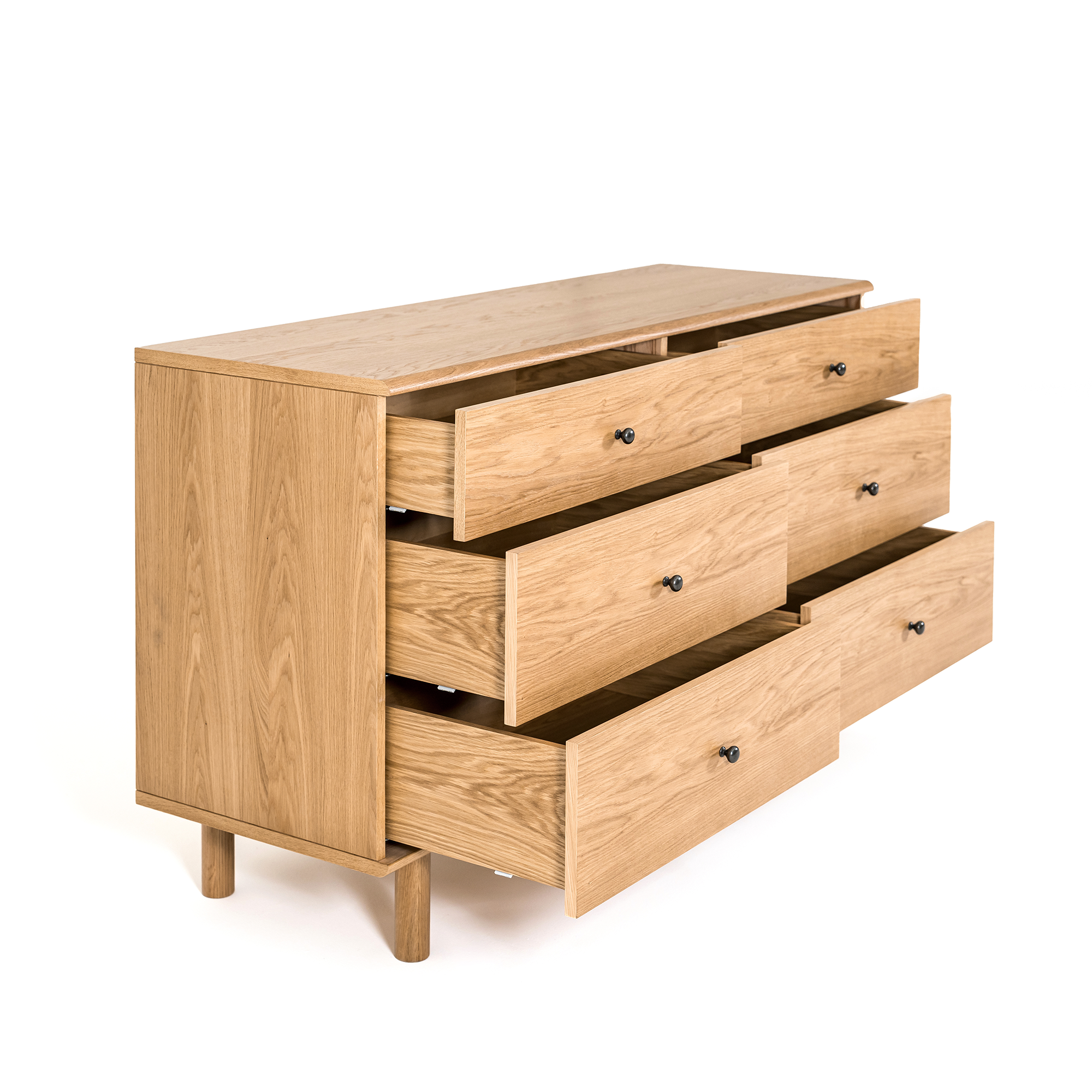 Noah 6 Çekmeceli Şifonyer | Natürel Meşe