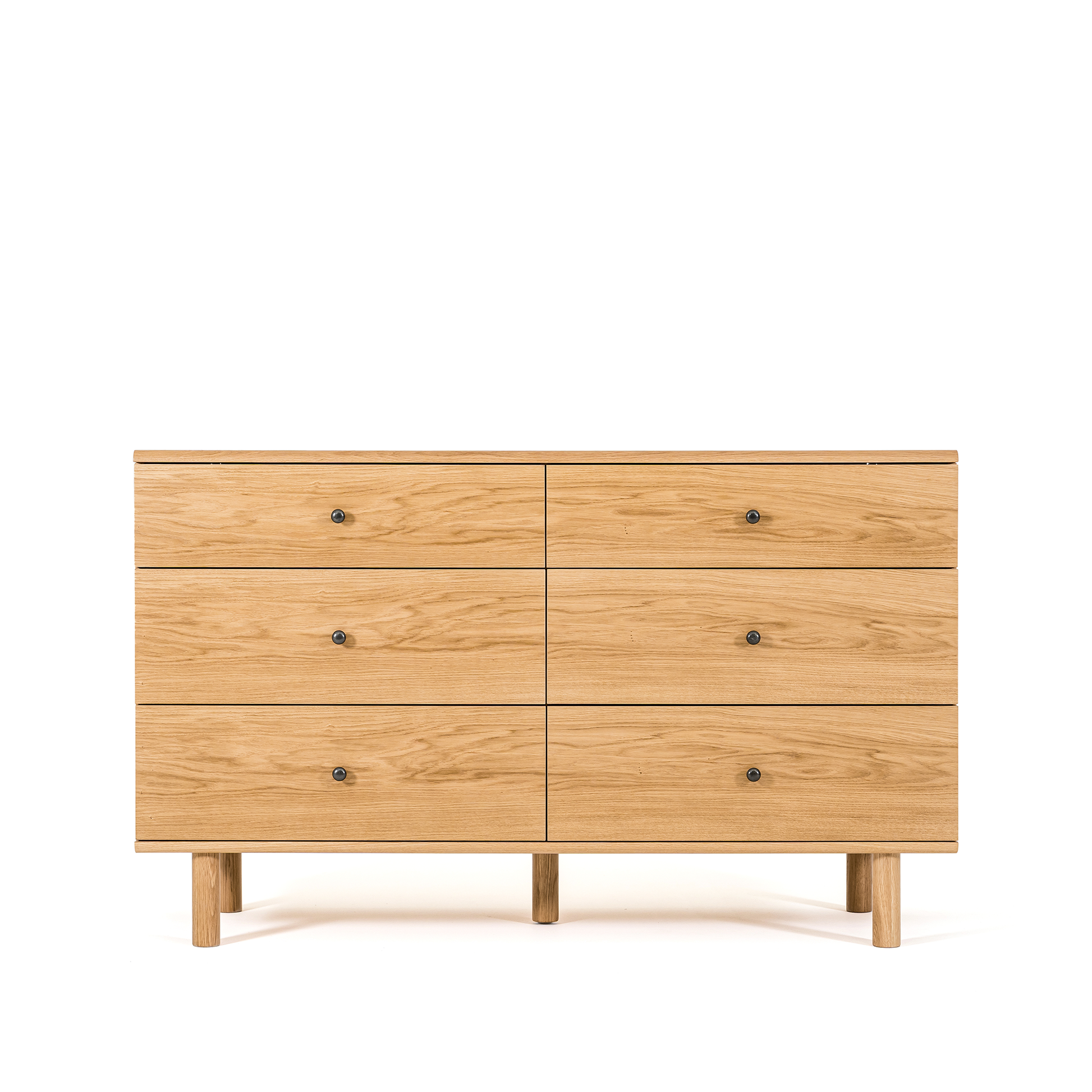 Noah 6 Çekmeceli Şifonyer | Natürel Meşe