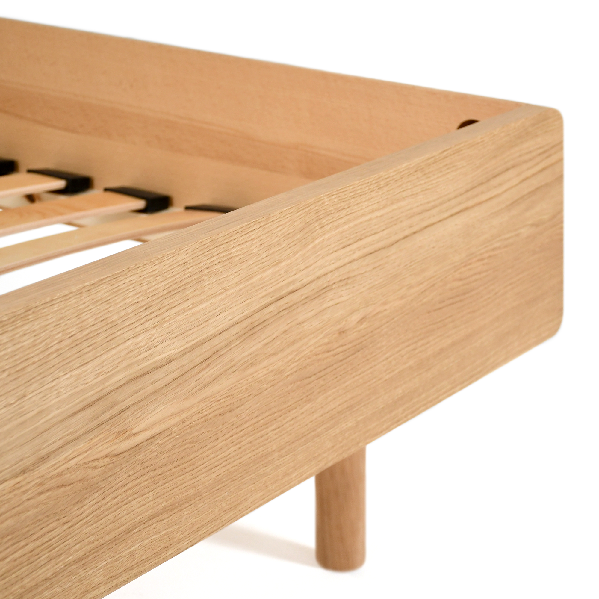 Noah Döşemeli Karyola | Natürel Meşe | 160x200 Cm