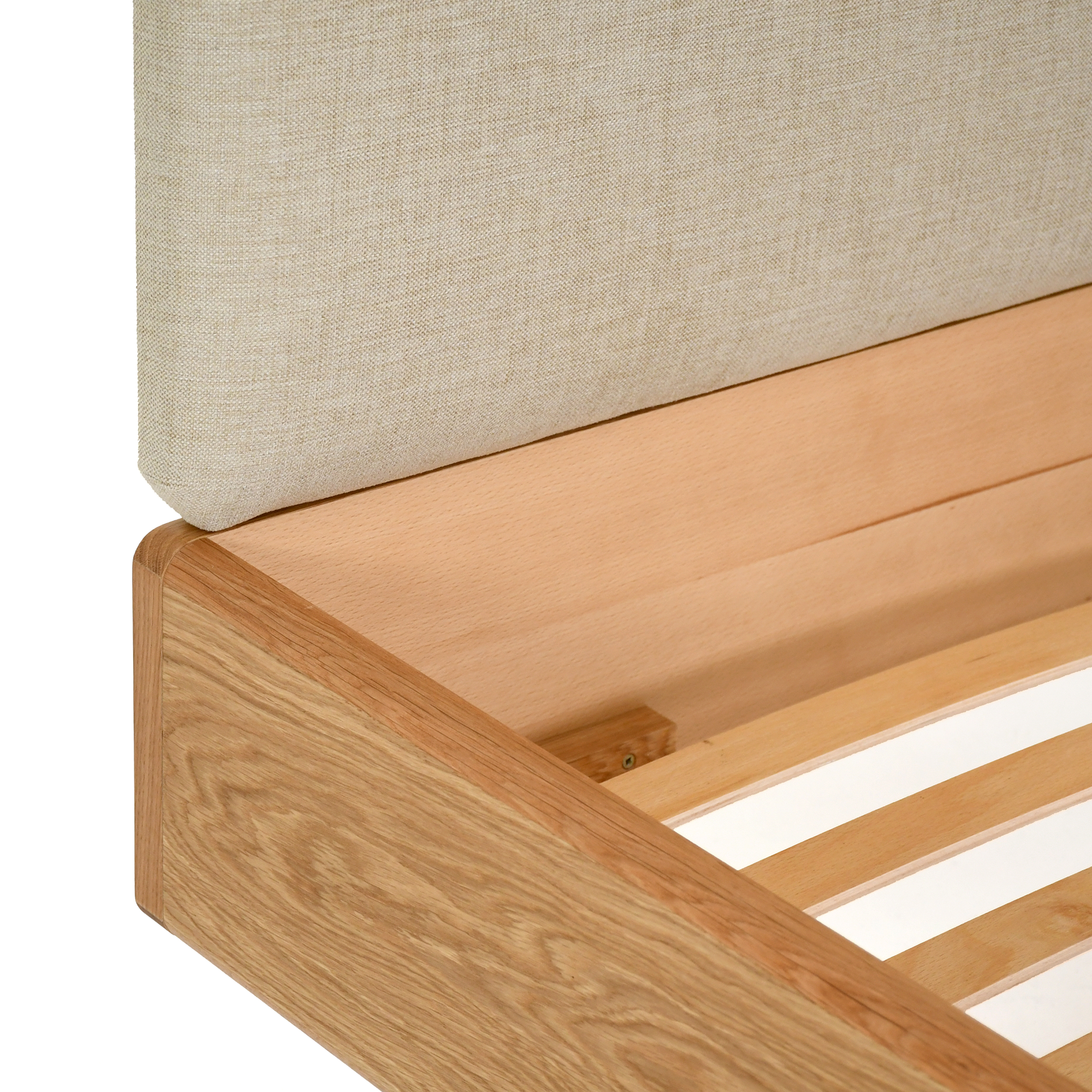 Noah Döşemeli Karyola | Natürel Meşe | 160x200 Cm