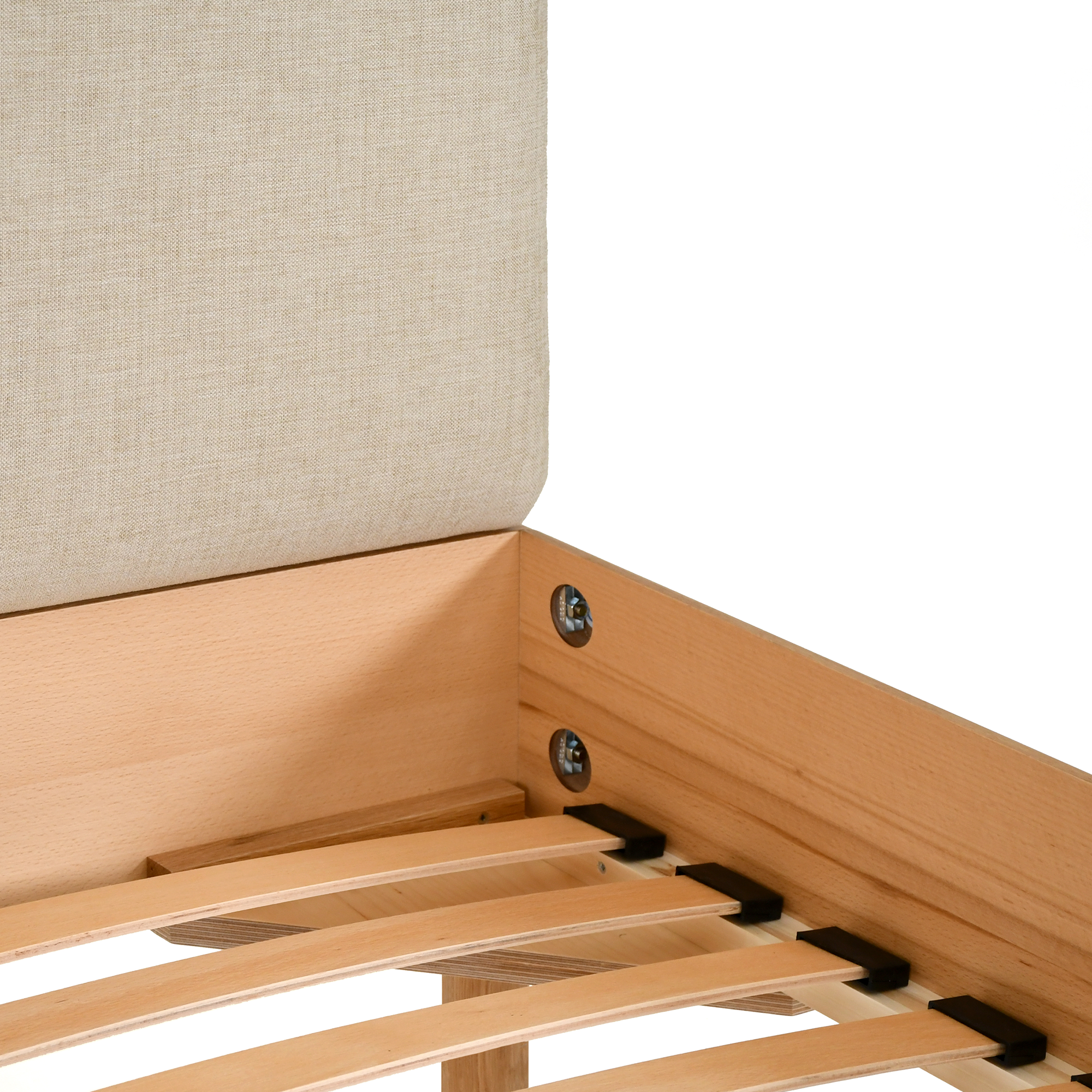 Noah Döşemeli Karyola | Natürel Meşe | 160x200 Cm