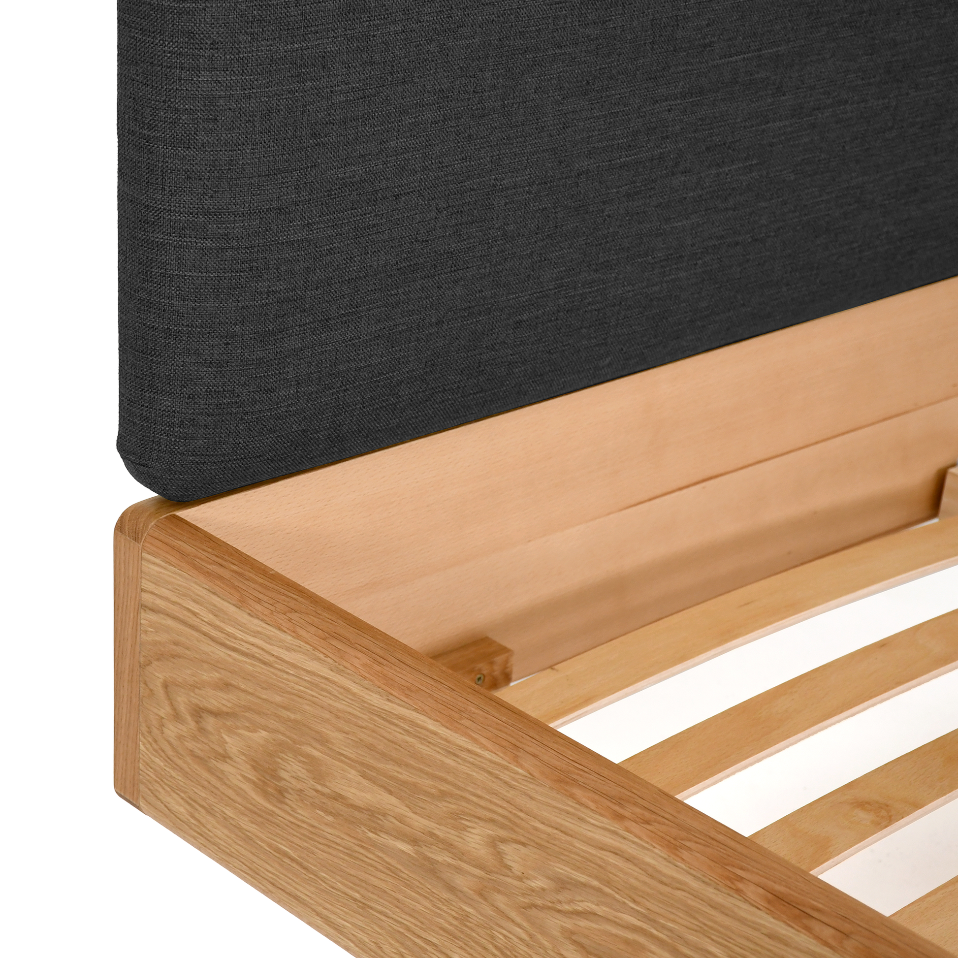 Noah Döşemeli Karyola | Natürel Meşe | 160x200 Cm