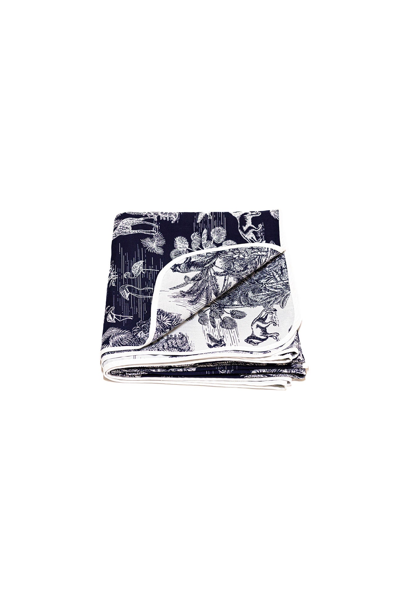 Noc Majorella Lacivert Masa Örtüsü (Çift Taraflı)