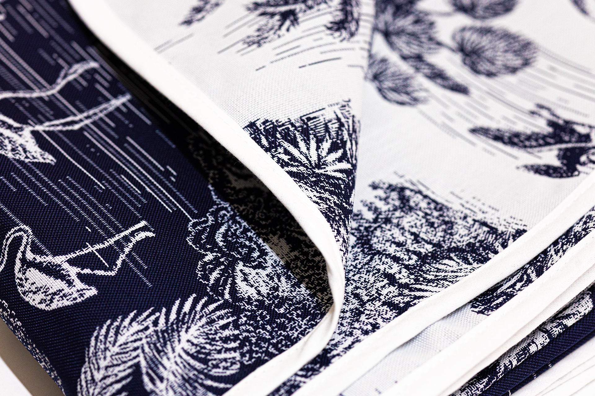 Noc Majorella Lacivert Masa Örtüsü (Çift Taraflı)