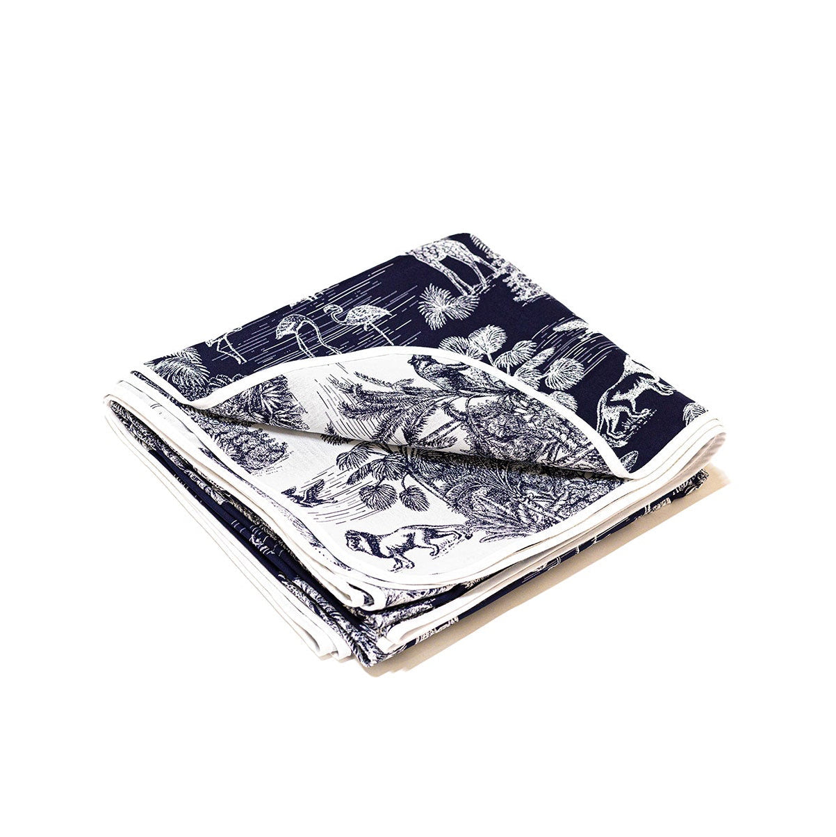 Noc Majorella Lacivert Masa Örtüsü (Çift Taraflı)