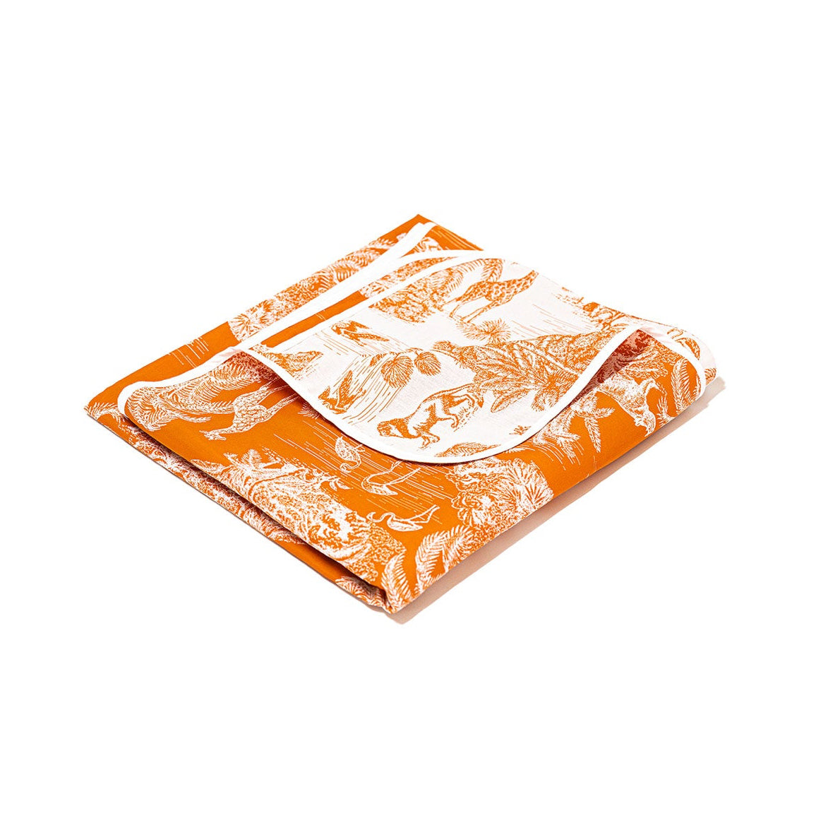 Noc Majorella Turuncu Masa Örtüsü (Çift Taraflı)