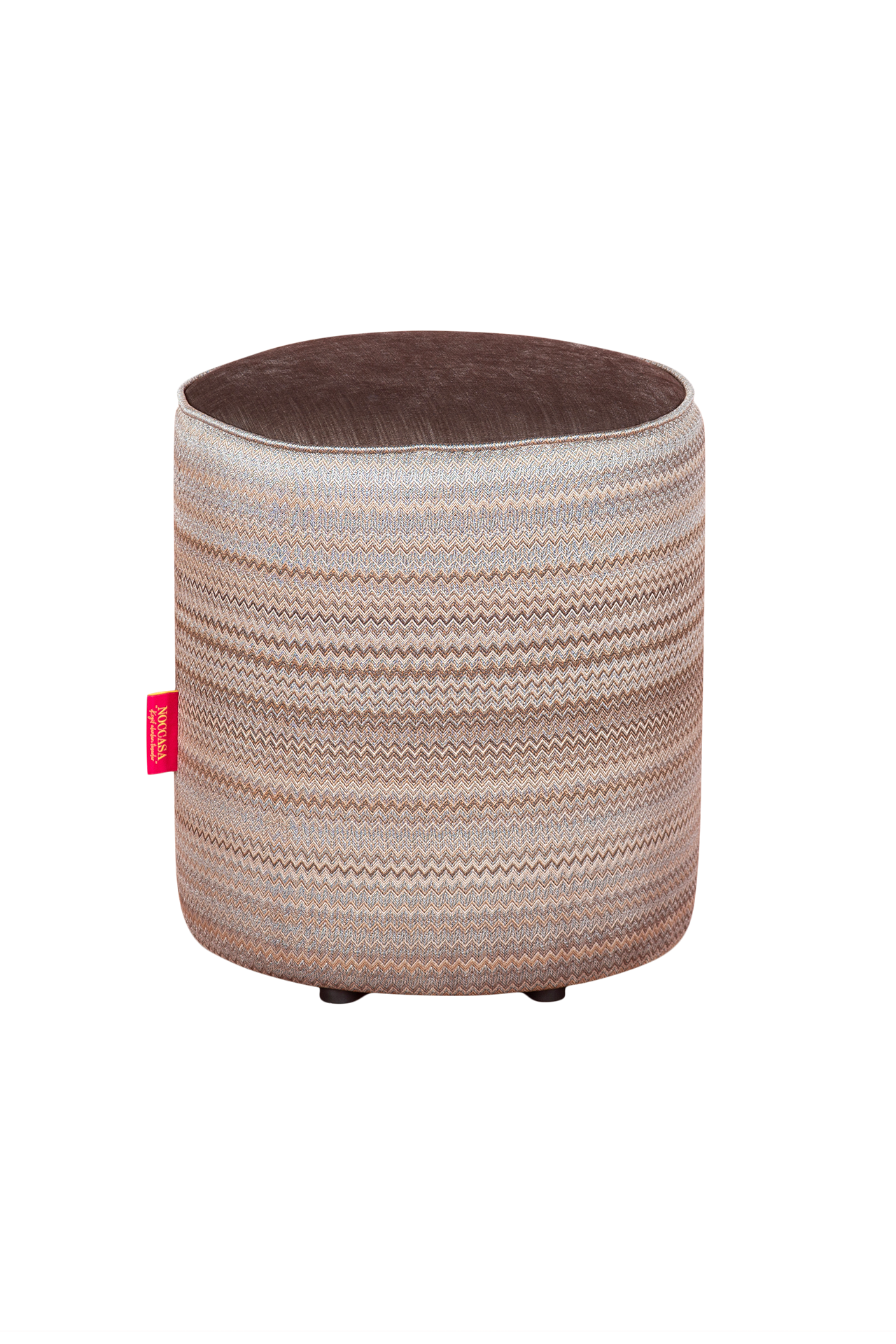 Noc Obmre Zigzag Puf Beiges & Grays