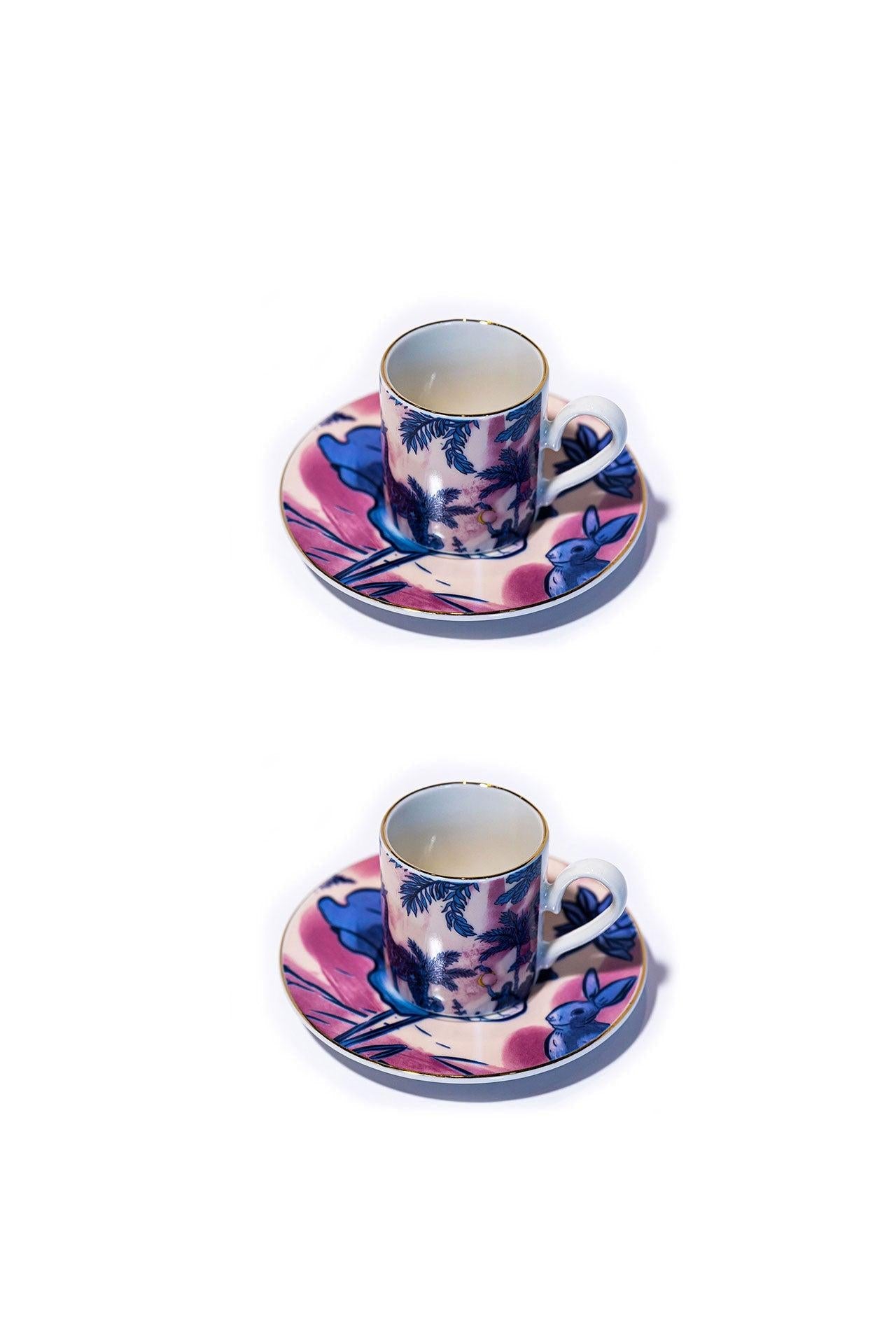 Signature Pink Kahve Fincanı (2'li Set)