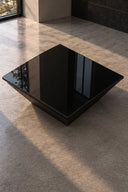 Noir Frame Siyah Cam Orta Sehpa