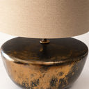 Noir Gold El Yapımı Seramik Abajur-Abajur-Mystic Shine Design-NowShopFun