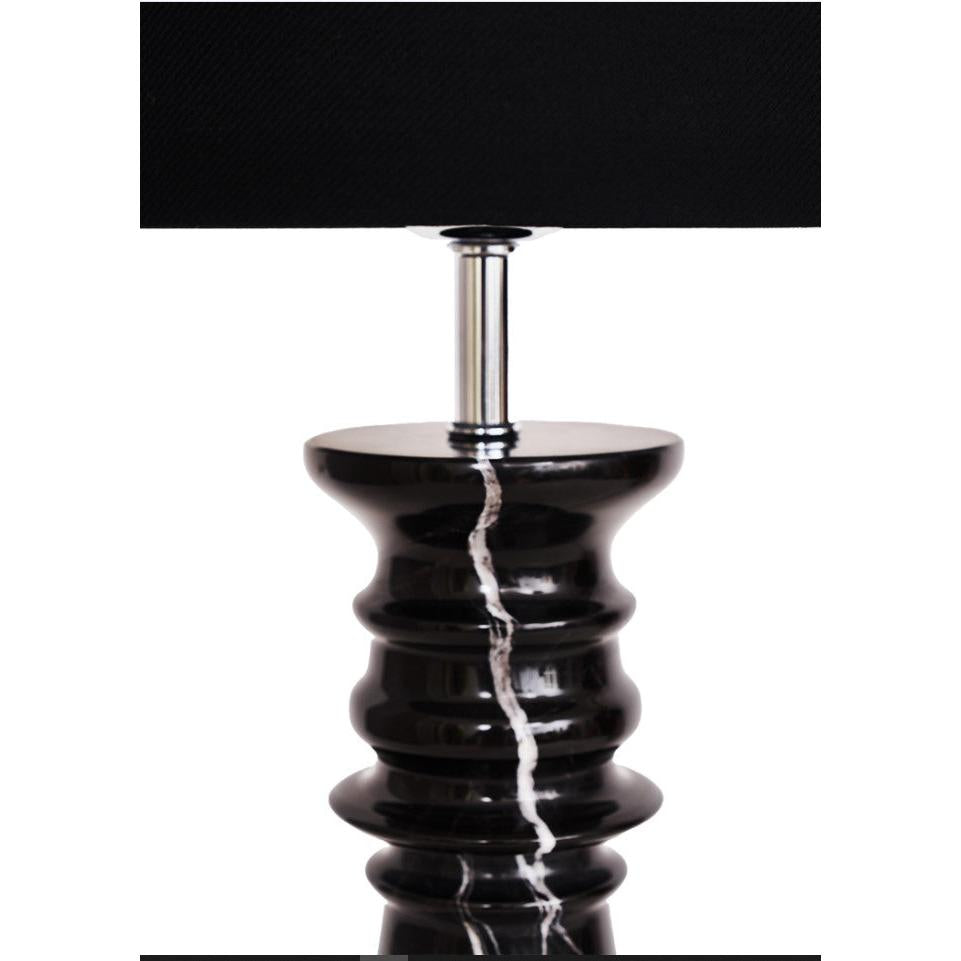 Noir Toro Mermer Abajur