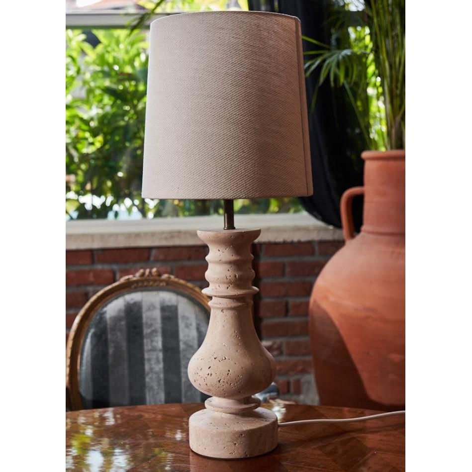 Noir Vertino Mermer Abajur