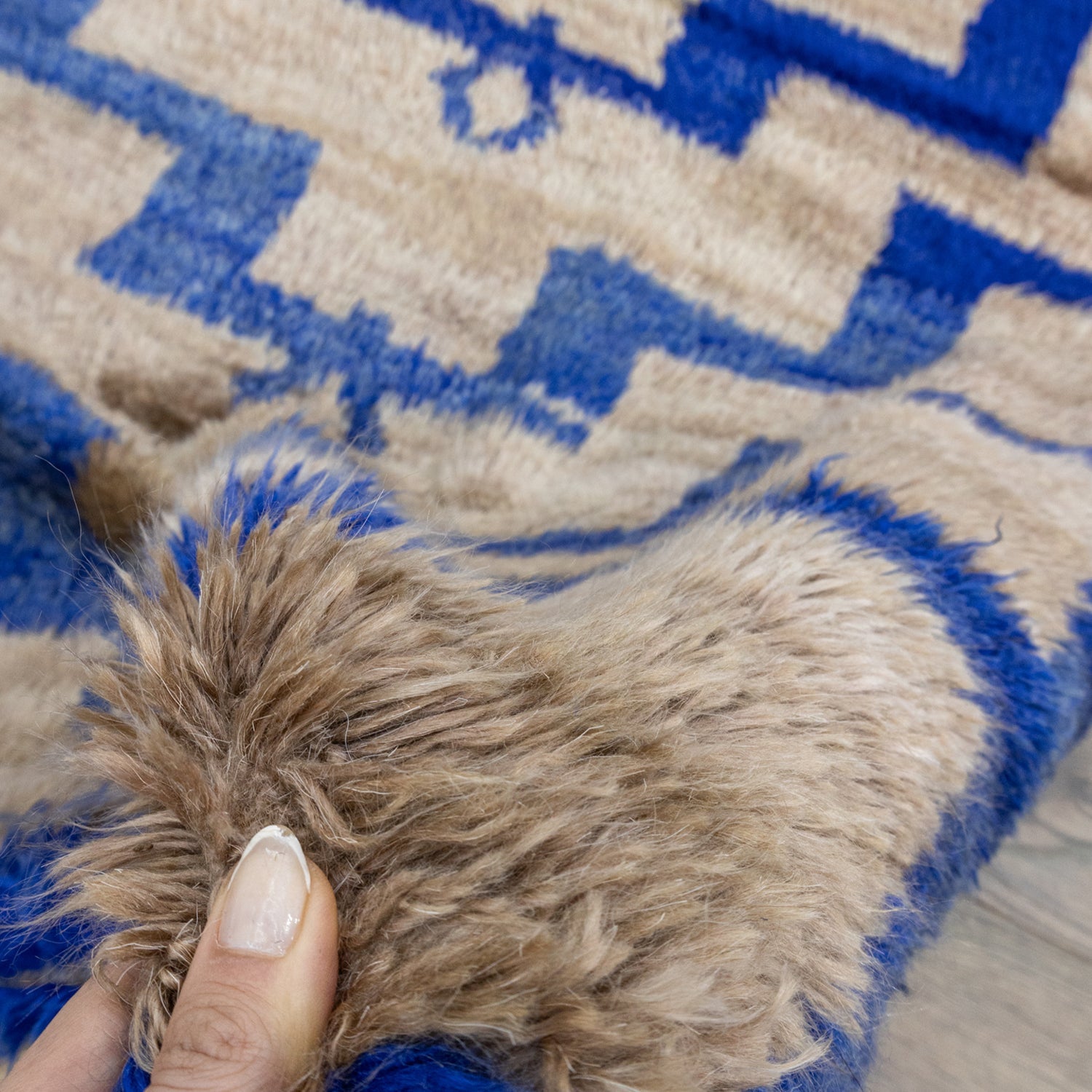 Norcis Shaggy Tarzı El Dokuma Halı 122x180 cm