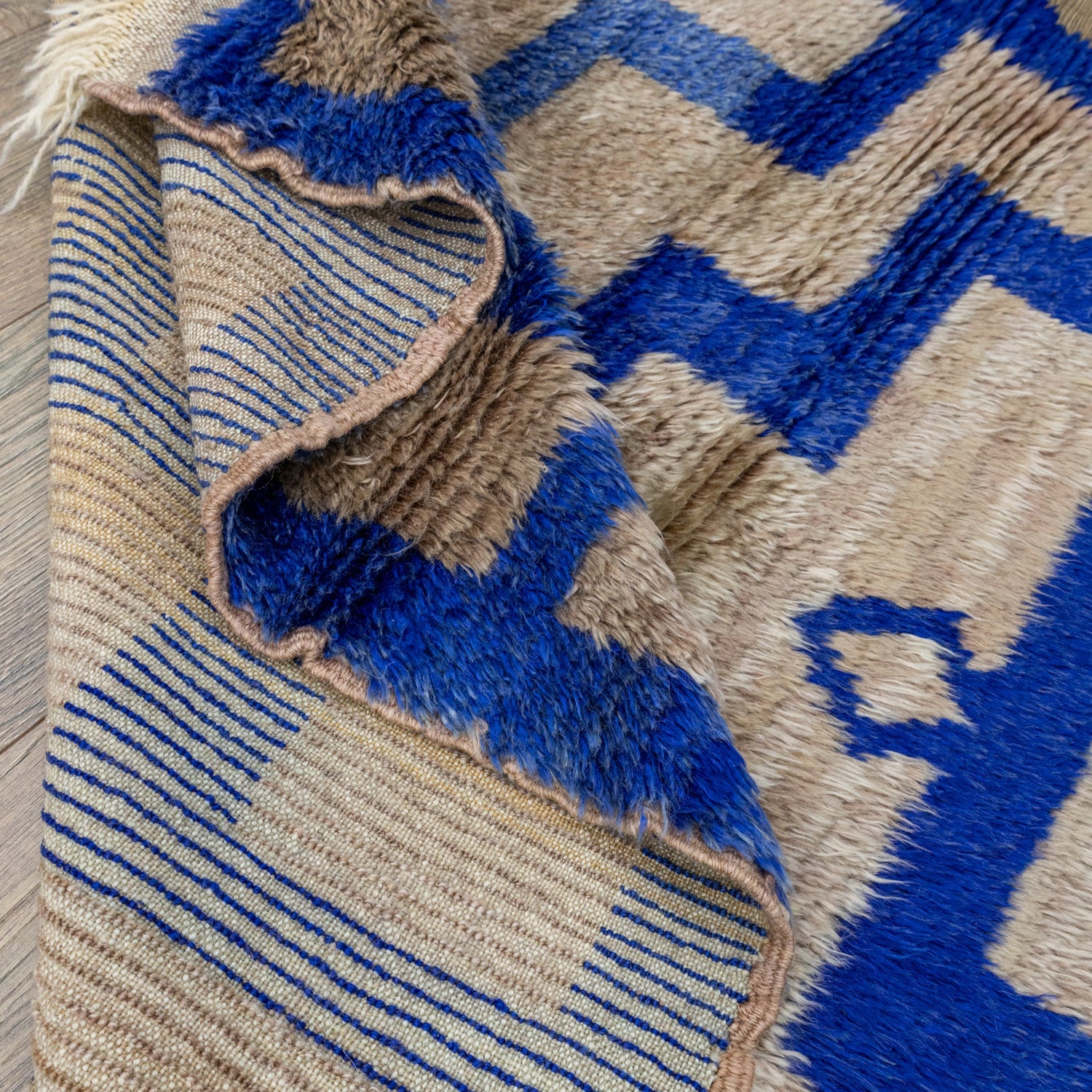 Norcis Shaggy Tarzı El Dokuma Halı 122x180 cm