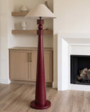 Nordic Bordo Ahşap Lambader-Lambader-Pinot Interior-NowShopFun
