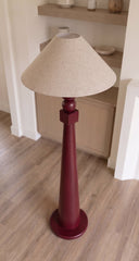 Nordic Bordo Ahşap Lambader-Lambader-Pinot Interior-NowShopFun
