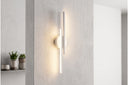 Nordik Line — 2×30 cm Çift Kollu Kumandalı LED Duvar Apliği