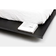 Noren | Geniş Platformlu Siyah Masif Meşe Karyola-Karyola-Innature Home-140*200-Meşe Siyah-NowShopFun